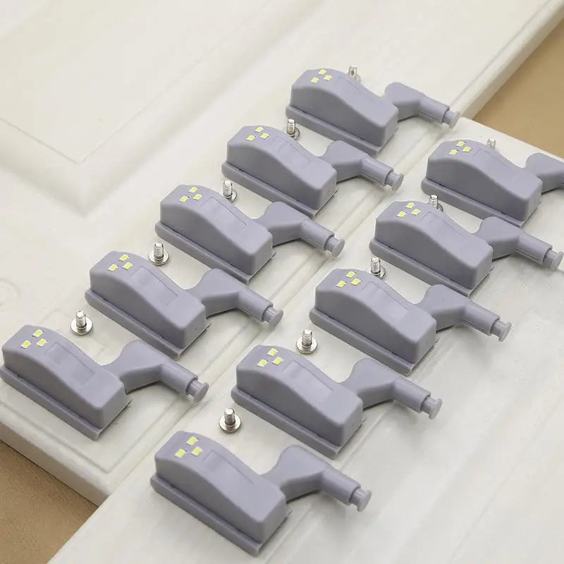 Lâmpada LED com dobradiça interna sem bateria, luzes para armários de guarda-roupa, luzes com sensor, quarto, cozinha, armário, lâmpada noturna