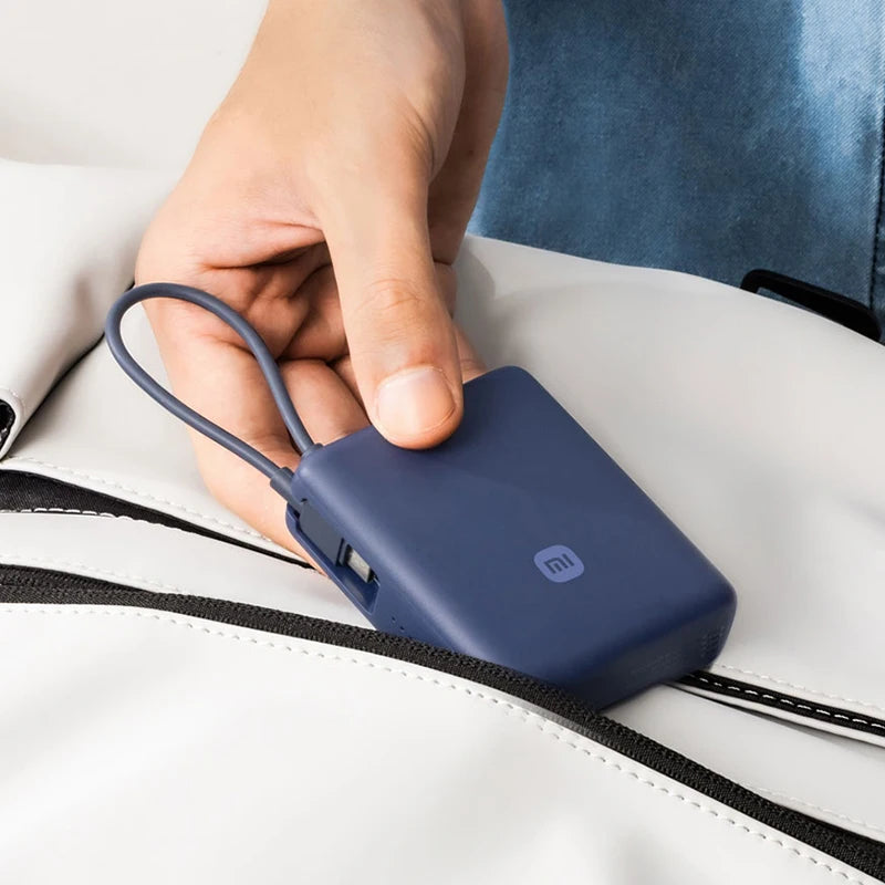 Xiaomi Power Bank 10000mAh 33W PB1033MI USB-C Carregamento rápido bidirecional Powerbank portátil de bolso.