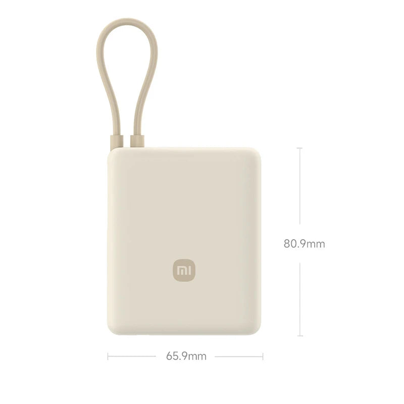 Xiaomi Power Bank 10000mAh 33W PB1033MI USB-C Carregamento rápido bidirecional Powerbank portátil de bolso.