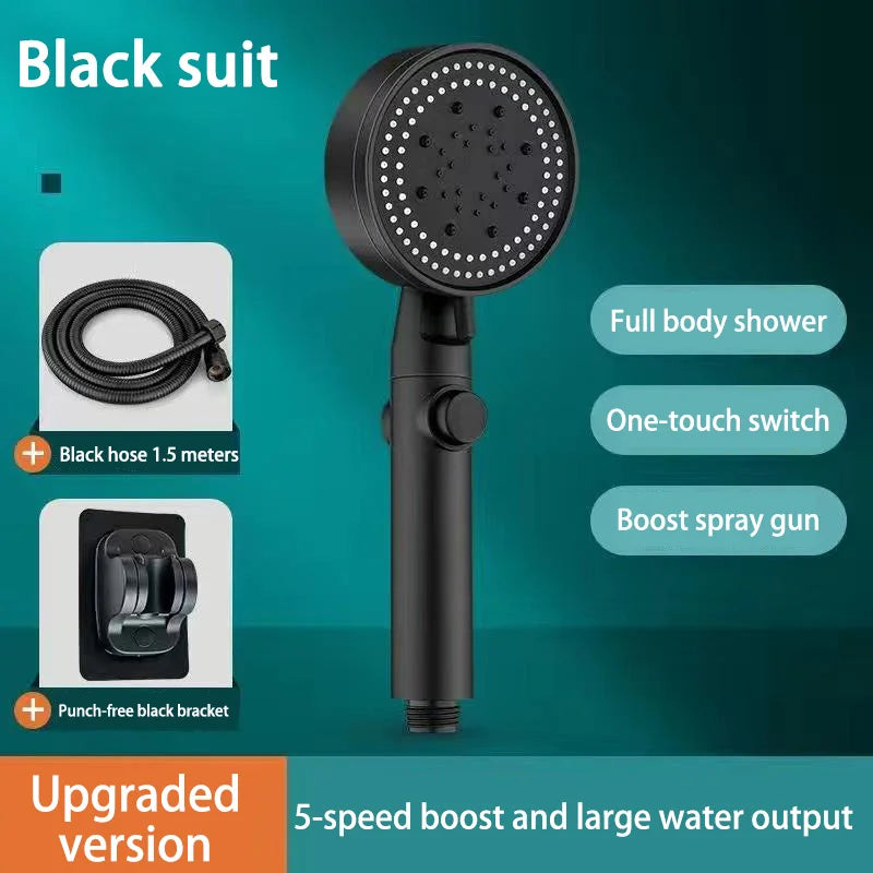 Chuveiro Xiaomi Boosting com 5 modos, ajustável, alta pressão