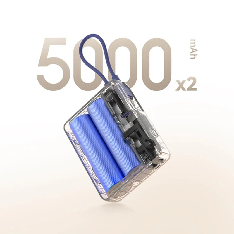 Xiaomi Power Bank 10000mAh 33W PB1033MI USB-C Carregamento rápido bidirecional Powerbank portátil de bolso.